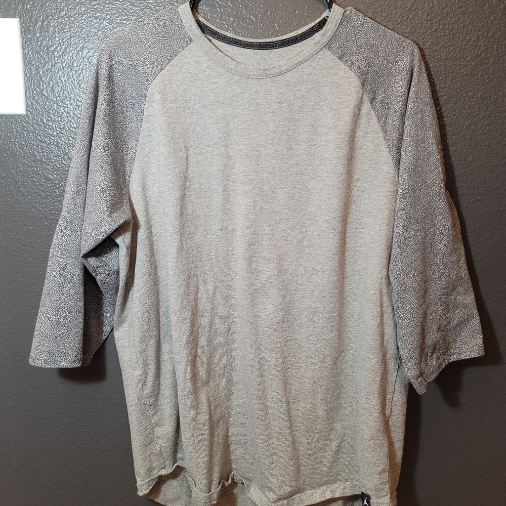 Nike Air Jordan Jumpman Raglan 3/4 Sleeve T-Shirt
